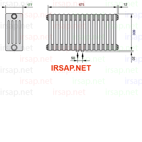 Радиатор IRSAP Tesi 50600/15 T50 CL 01